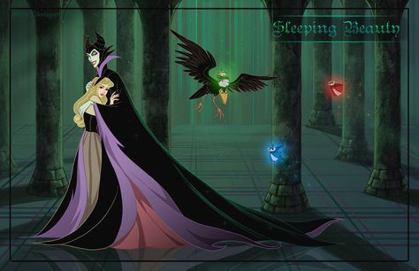 Maleficent Aurora, Maleficent Disney, Maleficent Movie, Tattoo Disney, Sleeping Beauty Maleficent, Alternative Disney, Princess Tattoo, Disney Presents, Disney Princess Aurora