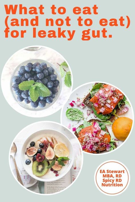 Does diet help heal leaky gut? Learn what foods to eat (and not eat) on a leaky gut diet for autoimmune disease, digestive wellness, and other health conditions. #digestivehealth #autoimmune #nutritiontips Leaky Gut Diet Plan, Diet For Autoimmune Disease, Leaky Gut Diet Recipes, Gut Diet Plan, Microbiome Diet, Gut Diet, Leaky Gut Diet, Heal Leaky Gut, 7 Day Meal Plan