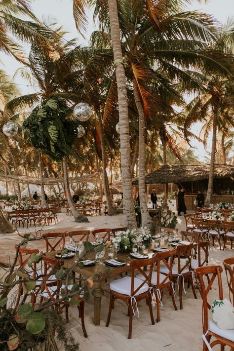 Tulum Wedding Bouquet, Acapulco Wedding Mexico, Bohemian Wedding Beach, Beach Destination Wedding Decor, Beach Wedding Tulum, Modern Boho Beach Wedding, Tulum Mexico Wedding Venues, Boho Island Wedding, Tulum Wedding Aesthetic