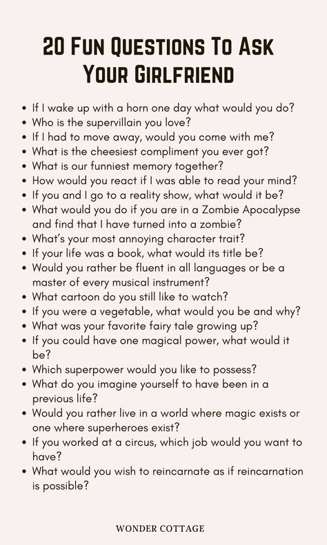 Which sexual position is your least favorite? Cheesy Compliments, Questions To Ask Girlfriend, Girlfriend Questions, Questions To Ask Your Girlfriend, Text Conversation Starters, Deep Conversation Topics, Questions To Get To Know Someone, Cute Questions, Flirty Questions