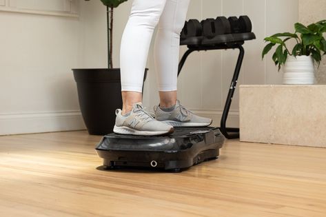 9 Whole Body Vibration Benefits: What to Know | Lifepro Vibration Plate Benefits, Plate Exercises, Vibration Plate Exercises, Whole Body Vibration, Portable Gym, Vibration Plate, Adjustable Dumbbells, Compression Sleeves, Bone Density