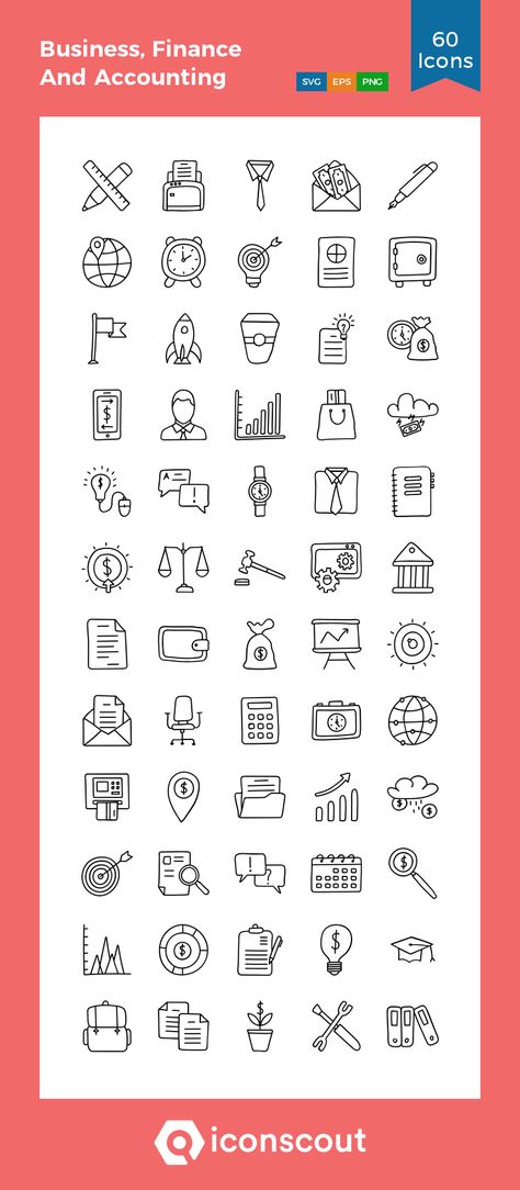 Accounting Doodle, Accounting Icon, Accounting Notes, Journal Banner, Finance And Accounting, Financial Charts, Credit Card Icon, Doodle Icons, Writing Icon