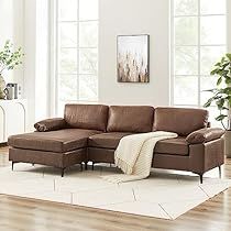 Faux Leather Couch, Leather Chaise Sectional, Faux Leather Sectional, Couch With Chaise, Leather Sectional Sofa, Sectional Sofa Couch, Leather Couch, Living Room Sets Furniture, Sectional Sofas