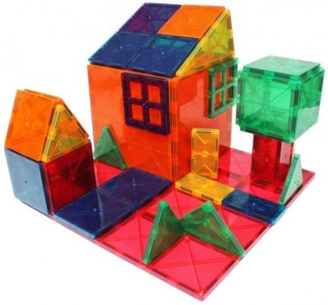 Magna Tile Ideas | HubPages Magnet Activities, Magna Tiles, 1960s Toys, Nathan James, Magnetic Building Blocks, Tiles Ideas, Magnetic Tiles, Tiles Price, Tile Projects