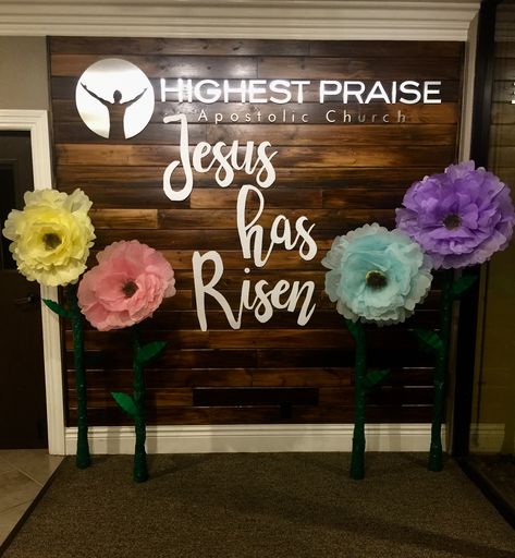 Church Easter Photo Booth Ideas, Easter Backdrop Ideas Church, Easter Photo Booth Ideas, Easter Photobooth Ideas Church, Easter Photo Booth Church, Easter Church Photo Backdrop, Easter Kids Church, Easter Outreach, Church Backdrop