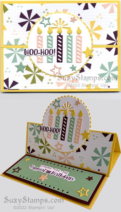 All Together Stampin Up Cards, Stampin Up Sentiment Silhouettes Dies, Stampin Up Dies Ideas, Candle Cards Birthday, Su Sentimental Park Cards, Happy Birthday Stampin Up Cards, Stampin Up Birthday Cards 2022, Scrapbooking Birthday Cards, Stampin Up Charming Sentiments Cards