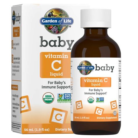 Garden of Life Baby Vitamin C Liquid for Baby's Immune Support, Liquid Vitamin C Drops for Babies, Immune Support from Organic Amla Fruit, Non-GMO, Vegan, Gluten Free Drops, 56 mL (1.9 fl oz) Liquid *** Continue to the product at the image link. (This is an affiliate link) Vitamin D Drops For Newborns, Fruit With Vitamin C, Whole Food Vitamin C, Pregnacare Vitamins, Liquid Multivitamin, Baby Vitamins, Pregnancy Vitamins And Supplements, Liquid Vitamins, Organic Vitamins