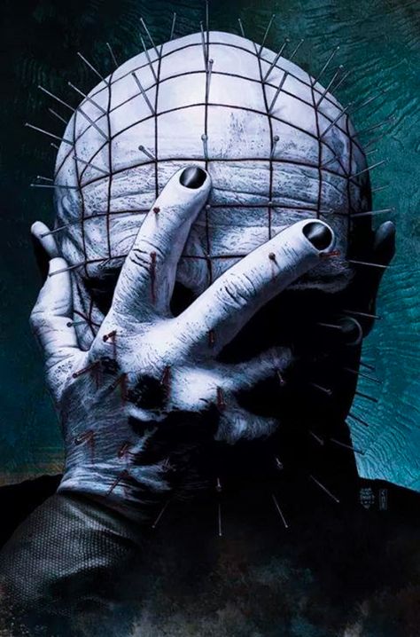 Hellraiser's 'Pinhead' Funny Horror, Horror Icons, Movie Monsters, Classic Horror, Film Serie, The Villain, Scary Movies, Movie Art, Horror Art