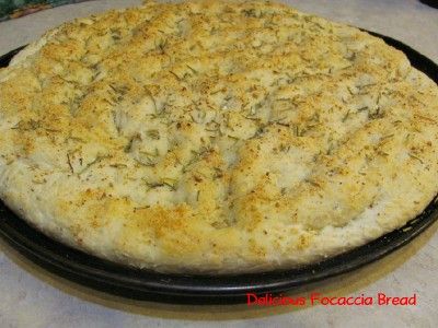 Bread Machine Focaccia Bread-- good for paninis. Used white whole wheat flour, haven't had the parmesan to try on top. Bread Machine Focaccia, Herb Focaccia, Focaccia Dough, Breadmaker Recipes, Best Bread Machine, Foccacia Bread, Bread Bread Machine, Bread Machines, Bread Machine Bread