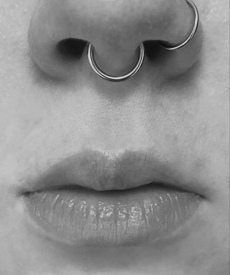 Septum And Nose Piercing Hoop, Septum Nostril Piercing, Septum And Nostril Piercing, Men Piercing, Septum Nostril, Septum Nose Piercing, Nostril Ring, Nostril Piercing, Nose Piercing Hoop