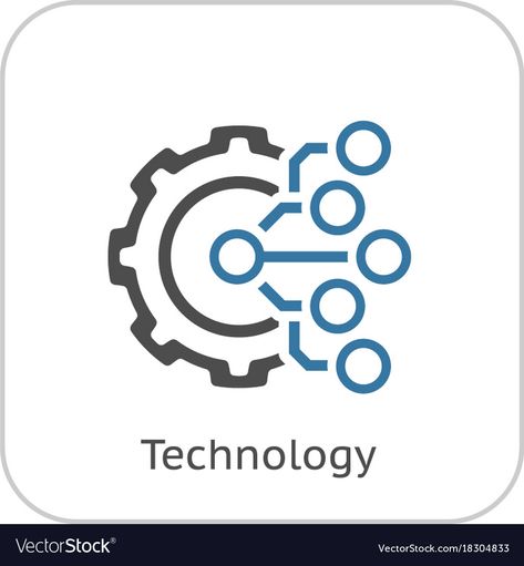 Technology Icon Design, Technical Logo Design, Innovation Symbol, Technology Symbol, Cloud People, Logo Engineering, Futuristic Computer, Digital Icon, Icon Gear