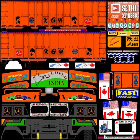 Bus Simulator Indonesia Truck Skin, Ashok Leyland 3718 Truck Livery, Tamilnadu Bus Livery, Bus Skins, Truck Livery, School Bus Games, Bus Simulator Indonesia Skin Kerala Hd, King B, Bus Cartoon