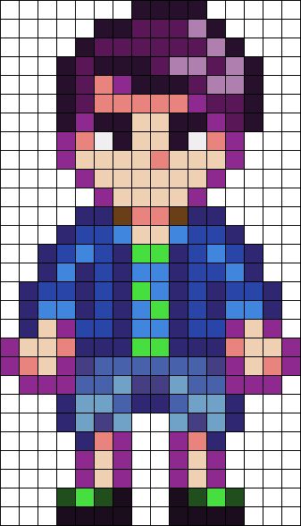 Search Results: Stardew Valley Bead Patterns | Kandi Patterns Shane Stardew Valley, Shane Stardew, Piskel Art, Easy Perler Bead Patterns, Pixel Beads, Easy Perler Beads Ideas, Pixel Art Templates, 8bit Art, Pattern Maker