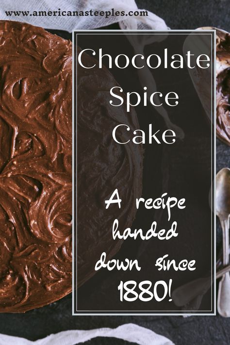 Chocolate Chip Spice Cake, Spice Cake With Chocolate Frosting, Diy Spice Cake Mix Recipes, Chocolate Spice Cake Recipes, Boxed Spice Cake Recipes Ideas, Spiced Chocolate Cake, Spice Pound Cake, Chocolate Spice Cake, Spice Cakes