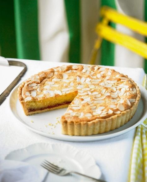 Bakewell Tart Recipe, Lemon Bar, Bakewell Tart, Almond Paste, Delicious Magazine, British Baking, Tart Recipe, Shortcrust Pastry, British Food