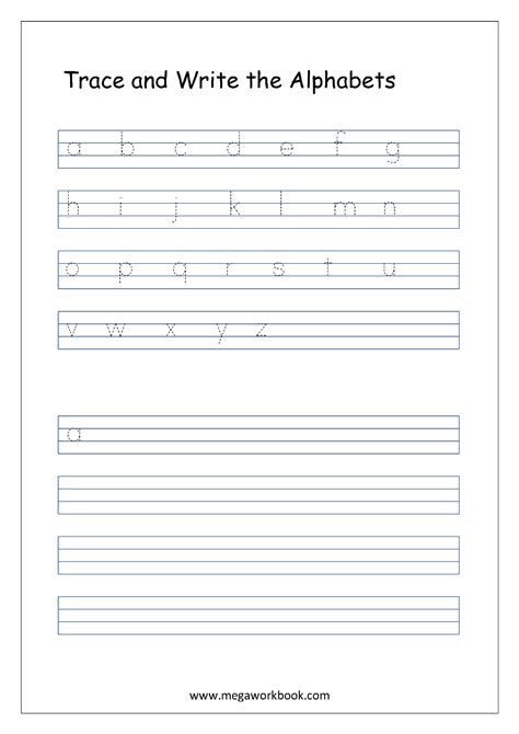 Alphabet Worksheets Four Lines, English Lines For Writing, Four Lines English Worksheet, 4 Lines For Writing English, Kindergarten Alphabet Worksheets, English Alphabet Writing, Small Alphabet Letters, Alphabet Writing Worksheets, Free Printable Alphabet Worksheets