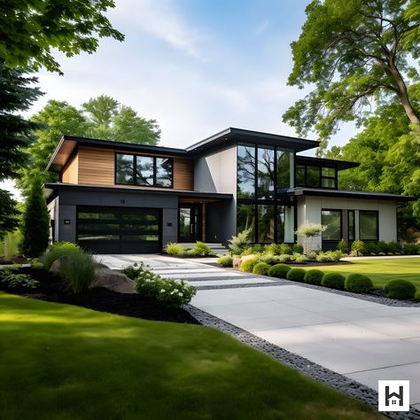 An exclusive glimpse into the luxurious home of YouTube sensation Stevin John, also known as Blippi, located in the heart of Des Moines. This modern architectural marvel stands as a testament to Stevin's success, reflecting his vibrant personality and love for comfort and style. Visit: https://www.omnihomeideas.com/design/celebrity-homes/stevin-john-house-in-des-moines/ Modern House With Garage, Luxury House Exterior, Celebrity House, Garage Windows, French Castle, Modern Family Home, Luxury Homes Exterior, Modern Remodel, Youtube Sensation