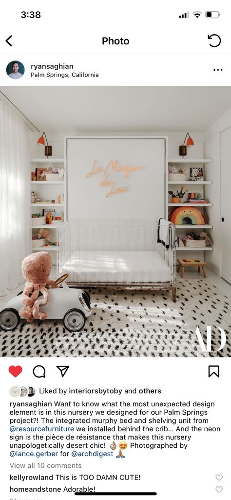 Nursery Murphy Bed, Murphy Bed Nursery Guest Rooms, Murphy Bed Kids Room, Nursery With Murphy Bed, Murphy Bed In Nursery, Kids Murphy Bed, Guest Room Nursery Combo, Murphey Bed, Nursery Guest Room Combo