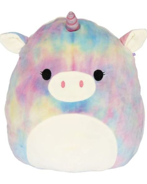 Esmeralda | Squishmallows Wiki | Fandom Pillow Pals, Cute Squishies, Unicorn Pattern, Fantasias Halloween, Cute Stuffed Animals, A Unicorn, Cute Toys, Rainbow Unicorn, Animal Birthday