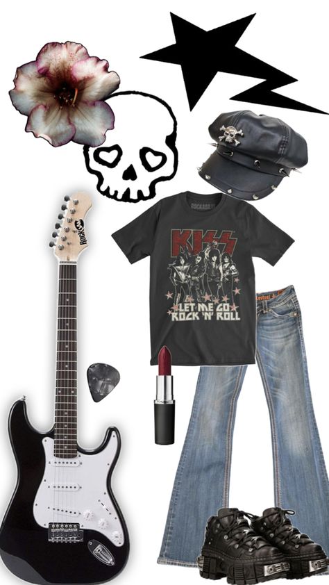 Outfit👒🌱 40 Rocks, Grunge Fits, Motley Crue, Let Me Go, Rock N, Rock N Roll, Dream Closet, Let It Be, Closet