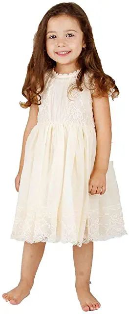 Amazon.com : girls ivory dress Vintage Flower Girls, Ivory Girls Dress, Flower Girl Dresses Vintage, Twirling Dress, Cheap Flower Girl Dresses, Girls Dresses Online, Ivory Flower Girl Dresses, Airy Dress, Affordable Bridesmaid Dresses