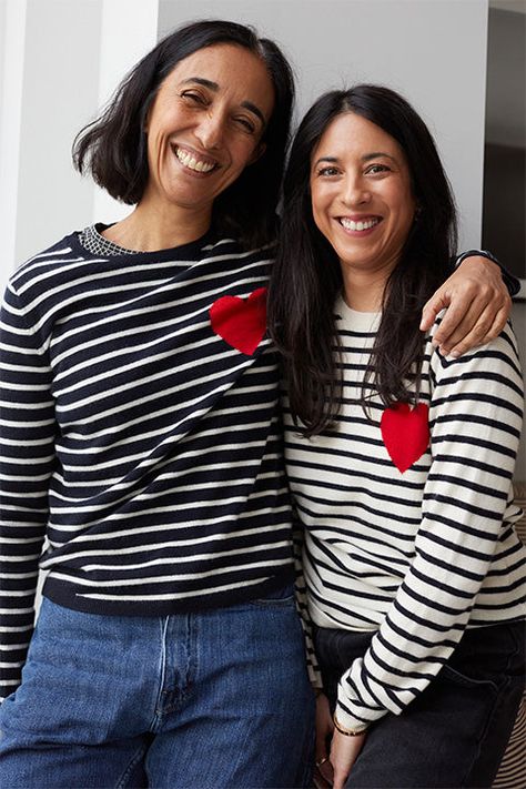 Shop Chinti & Parker's luxury womenswear for cashmere and innovative knit designs made from the highest quality yarn. Chinti And Parker, Day To Night Dresses, Striped Sweater, Knitting Designs, Parisian Style, Vibrant Red, Stripe Sweater, About Us, Red Heart