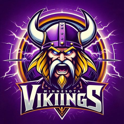 Viking Football, Minnesota Tattoo, Vikings Cheerleaders, 49ers Pictures, Mn Vikings, Vikings Logo, Minnesota Vikings Logo, Nfl Vikings, Growth Motivation