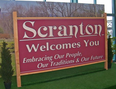 There is no place like home Pennsylvania Mountains, Scranton Pennsylvania, Scranton Pa, Opening Credits, Happy Hippie, Architectural Styles, Place Names, Office Parties, Four Square