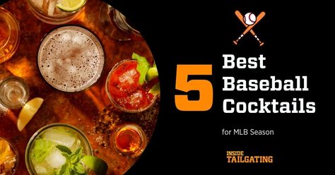 If you’re a Major League Baseball (MLB) fan, then you need no introduction to these baseball cocktails – you know what to do to celebrate the season. In the past, fans used to celebrate in person with the best baseball cocktails and stadium food, but if you plan on celebrating within the comforts of your home, read on. Baseball Cocktails, Tailgating Setup, Stadium Food, Tailgate Party, Major League Baseball, Mlb Baseball, Major League, Mlb, The Past