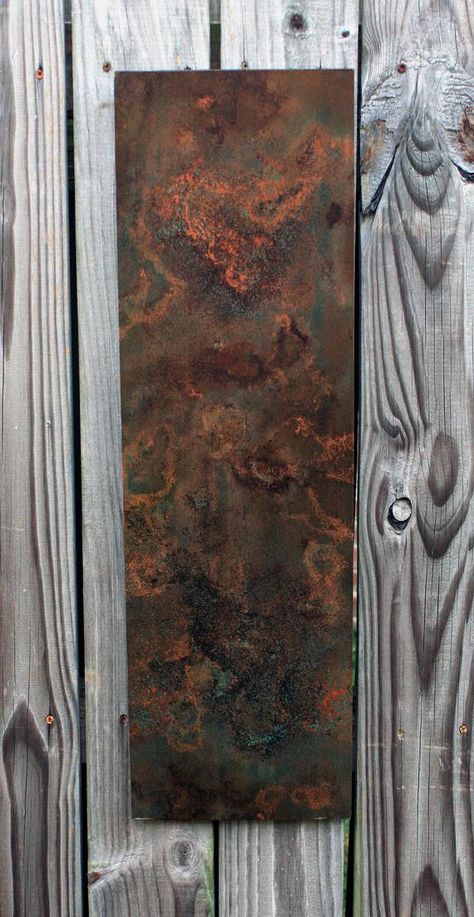 Medium Copper Wall Art. Copper Patina Art. Copper Wall Decor. | Etsy Organic Artwork, Patina Art, Copper Wall Decor, Metal Patina, Feather Wall Decor, Copper Wall Art, Tin Ceiling Tiles, Wall Decor Metal, Gold Leaf Painting