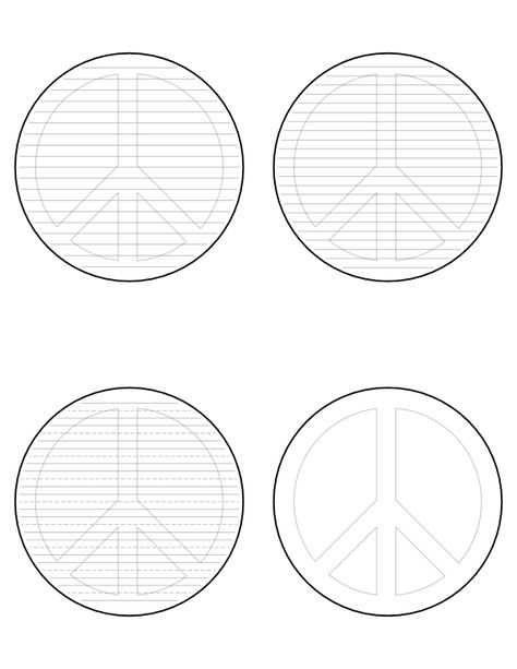 Free Printable Peace Sign-Shaped Writing Templates Writing Paper Template, Handwriting Lines, Lined Writing Paper, Writing Templates, Paper Template, Writing Paper, Xmas Cards, Peace Sign, Handwriting