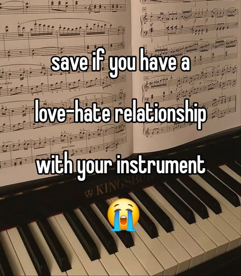 #piano #pianokeyboardaesthetic #pianoforte #aesthetic #whisper #whisperpost #whisperhumor #whispersaesthetic #real #relatable #instrument Music Education Aesthetic, Funny Band Jokes, Band Puns, Instruments Aesthetic, Whisper Humor, Musician Jokes, Marching Band Jokes, Musician Aesthetic, Piano Aesthetic