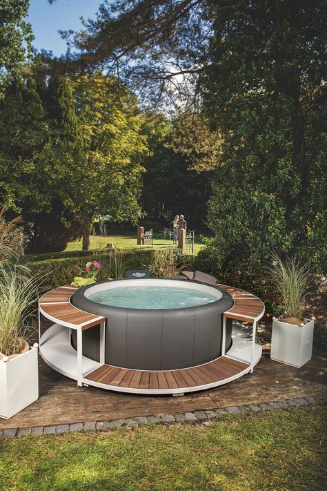 Whirpool Outdoor, Outdoor Whirlpool, Summer House, Glamping, Room Inspo, Fire Pit, Spa, Patio, Pool