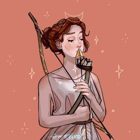 Diana is my goddess ✨🌙 . . . #art #artinstagram #artwork #didgitalart #myart #artemis #goddesses #moon Artemis Fanart Goddess, Greek God Artemis, Artemis Goddess Art, Artemis Symbol, Artemis Pjo, Lady Artemis, Artemis Art, Artemis Greek Goddess, Diana Goddess