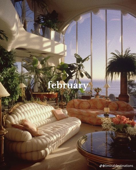 90s Luxury Home, 80s Home Aesthetic, 80s House Decor, Tropical Futurism, 80s Rich House Aesthetic, 80s Penthouse Interior, 80s Penthouse Aesthetic, 80s Luxury Interior Bedroom, 90s Interior