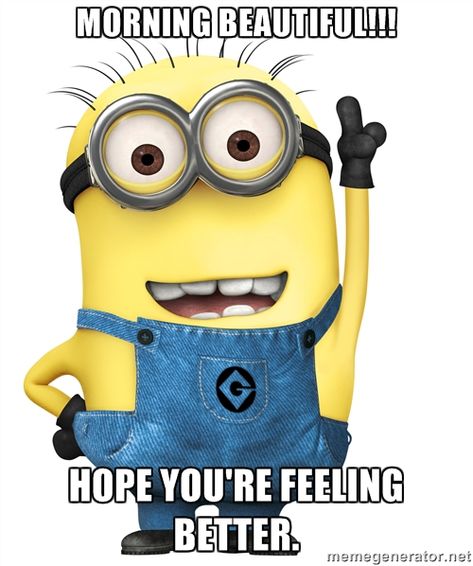 Hope Youre Feeling Better Quotes by @quotesgram Feeling Better Quotes, Happy Thursday Pictures, Hope Youre Feeling Better, Thursday Pictures, Minion Meme, Good Morning Happy Thursday, Better Quotes, Minion Memes, Smile Pictures