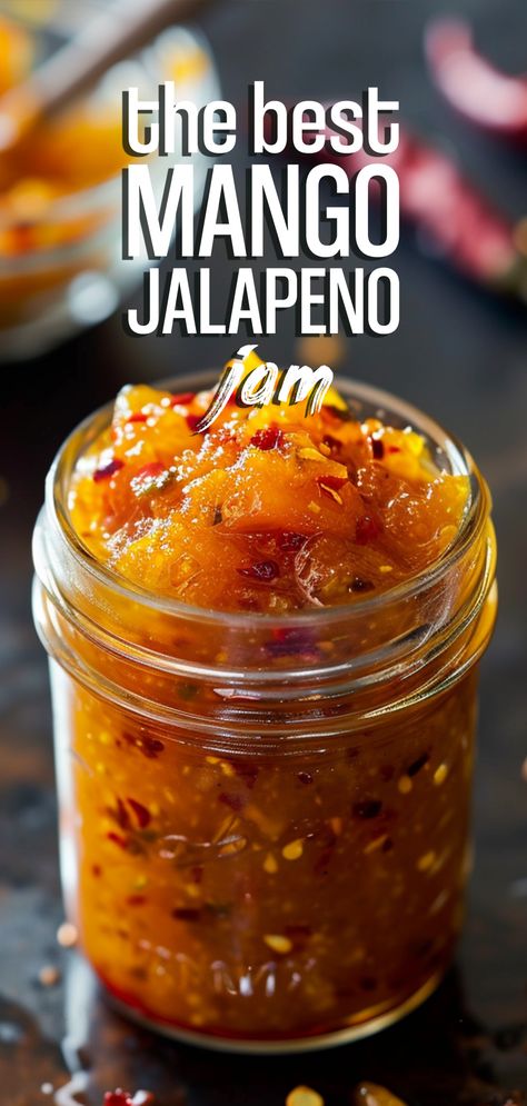 Spicy Mango & Pineapple Jam [60 Minutes] – Chasety Chili Pepper Jam Recipe, Mango Jalapeno Jelly, Mango Hot Pepper Jelly, Sweet And Spicy Jam, Spicy Jam Recipes, Pineapple Jam Recipe Homemade, Mango Pepper Jelly Recipe, Mango Pineapple Jam, Mango Jalapeno Jam