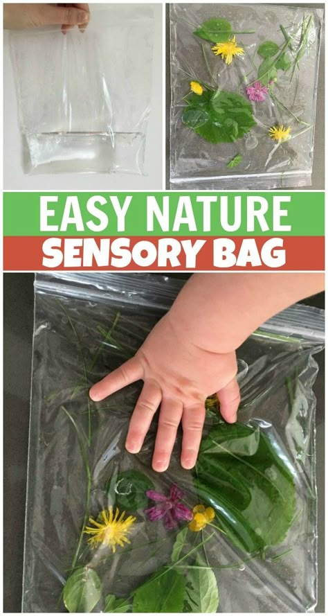 Sensory Activities For 1 Year, Baby Room Activities, Edible Sensory, Edible Sensory Play, Infant Curriculum, Nature Activity, Infant Lesson Plans, Infant Sensory Activities, Sensory Bag