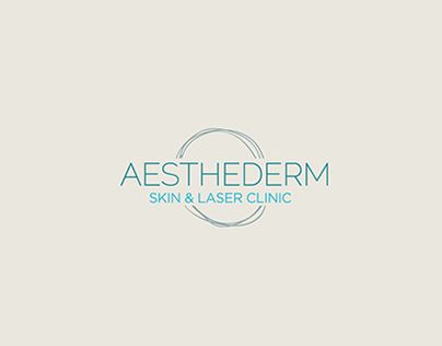 Aesthederm Skin & Laser Clinic Skin Care Clinic Logo, Laser Clinic Logo, Aesthetic Clinic Name Ideas, Catchy Beauty Salon Names, Dental Clinic Logo, Beauty Salon Names, Esthetician Business, Skin Laser, Clinic Interior