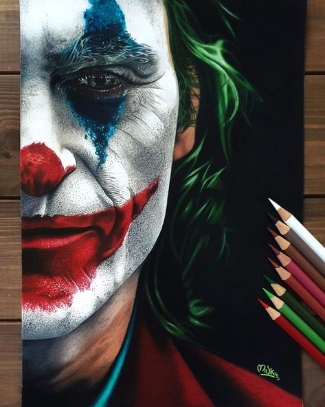 Art Crayon, Joker 2019, Joker Artwork, Spiderman Art Sketch, The Joker, Spiderman Art, Marvel Art, The Artist, Art Sketches