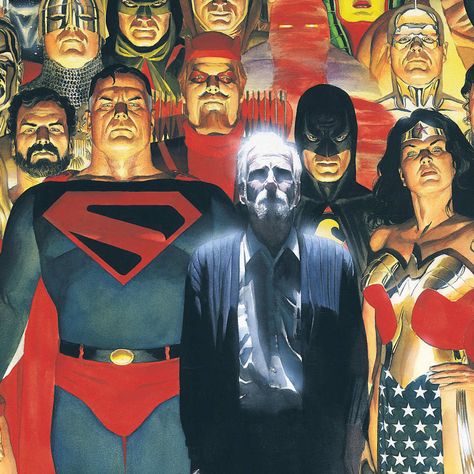 Revisiting DC Comics’ Triumphant Kingdom Come Justice League Animated, Superhero Stories, Univers Dc, Marvel Artwork, Alex Ross, Kingdom Come, Movies And Series, Marvel Actors, Comic Collection