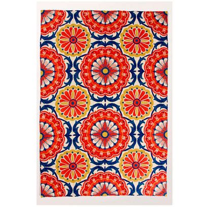 Anthropologie: Spanish Inspired Interiors: Homewares: Interiors Mexican Pattern, Thai Pattern, Spanish Culture, Inspired Interiors, Mexican Tile, Spanish Tile, Motif Vintage, Home Design Decor, Red Pattern