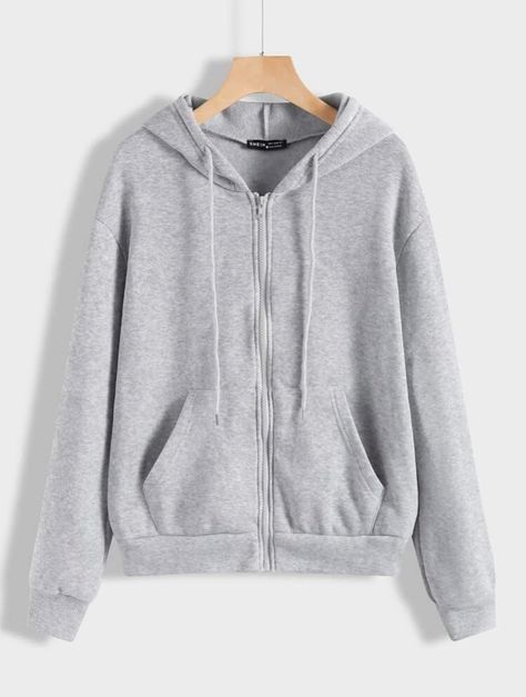 Simple Zip Up Hoodie, Gray Sweater Zip Up, Solid Color Zip Up Hoodie, Grey Sweater Zip Up, Sweatshirt Zip Up, Gray Zip Up, Sweaters Zip Up, Sweater Zip Up, Hoodie Zip Up