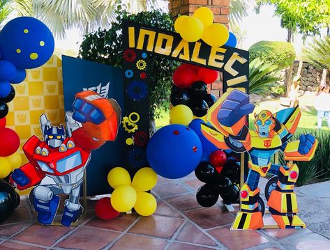 Voltes V Wallpaper Hd, Transformers Decorations, Transformers Party, Transformers Birthday Parties, Transformers Birthday, 5th Birthday Boys, Transformer Party, Transformers 5, Transformer Birthday