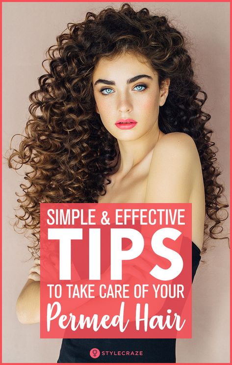 8 Simple And Effective Tips To Take Care Of Your Permed Hair #hairstyles #tips #permed #hair #hairstyle Perm Hair Women, Curly Permed Hair, Perm Curls, Spiral Perm, Curly Hair Women, Diy Hair Care, Wedding Hairstyles For Long Hair, Black Hair Care, Permed Hairstyles