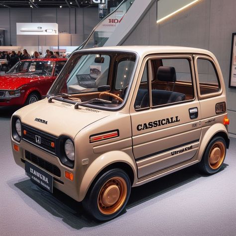 Retro Futuristic Vehicles, Car Reference Photo, 80s Car, Interior Car Design, Vintage Convertible, Car Reference, Kei Car, Vehicle Reference, Tiny Cars