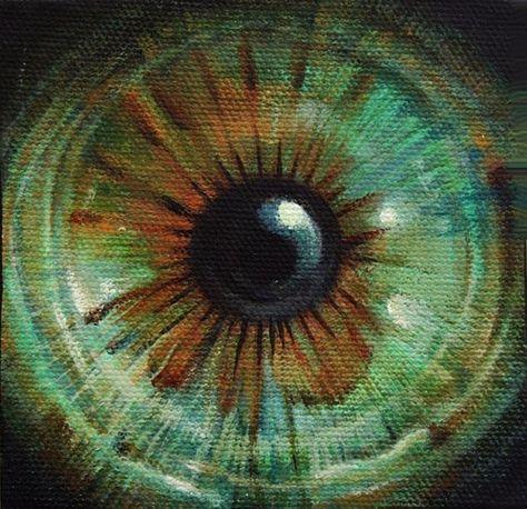 Alicia Blaze Hunsicker Acrylic Painting Eye, Eye Painting Easy, Eyes Painting Aesthetic, Painting An Eye Acrylic, Eye Painting Tutorial, Eye Ball Art, Eye Acrylic Painting Abstract Art, Abstract Eye Painting, Eye Painting Acrylic