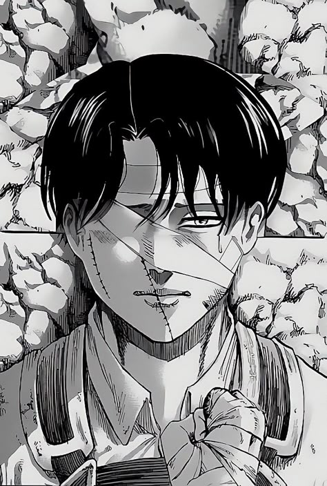 Levi In Manga, Hange Manga Panel, Aot Manga Levi, Levi Ackerman Black And White, Aot Manga Art, Attack On Titan Black And White, Levi Ackerman Manga Panels, Levi Manga Panels, Levi Ackerman Manga Icon