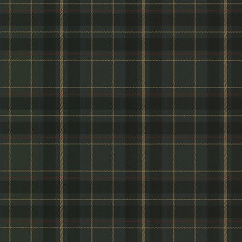 Caledonia Dark Green Plaid Wallpaper 2604-21225 - papermywalls.com Green Plaid Wallpaper, Beacon House, Dark Green Wallpaper, Bedroom Minimalist, 5 Wallpaper, Plaid Wallpaper, Green Palette, Shades Of Burgundy, Beige Plaid