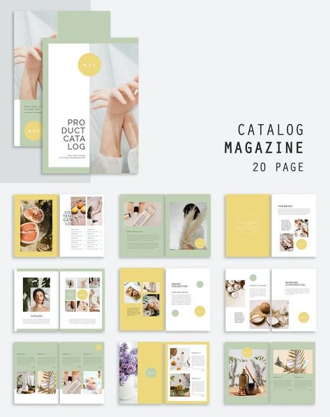 Catalogues Design Layout, Book Magazine Cover, Product Layout Design Catalog, Cute Catalogue Design, Catalog Cover Design Ideas, Catalog Book Design, Product Booklet Design, Product Pamphlet Design, Magazine Catalog Design